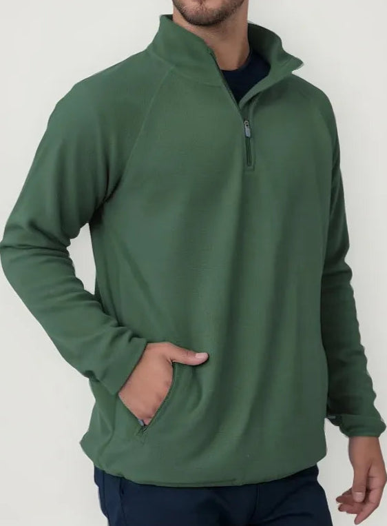 Buzo Polar Sw 1/2 Cierre Para Uniformes