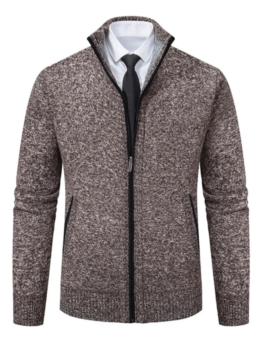 Campera Cardigan Forrada Por Dentro Para Caballero