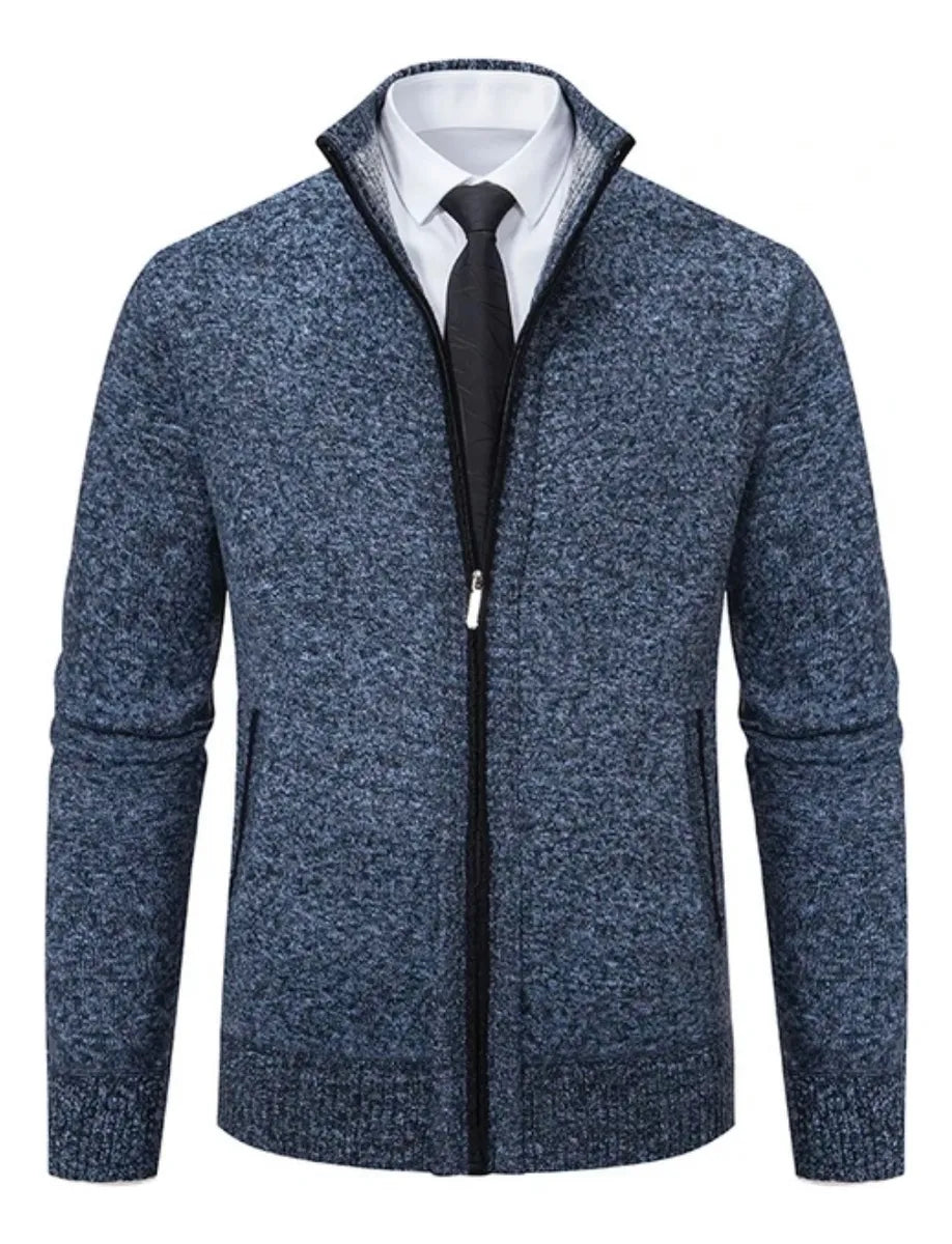 Campera Cardigan Forrada Por Dentro Para Caballero