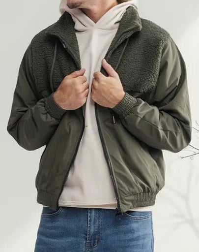 Campera Modelo Salamanca Sherpa Y Nylon