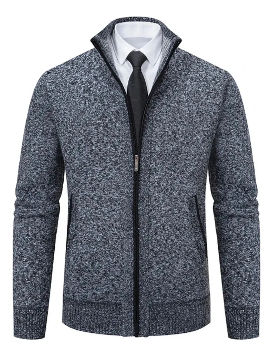Campera Cardigan Forrada Por Dentro Para Caballero