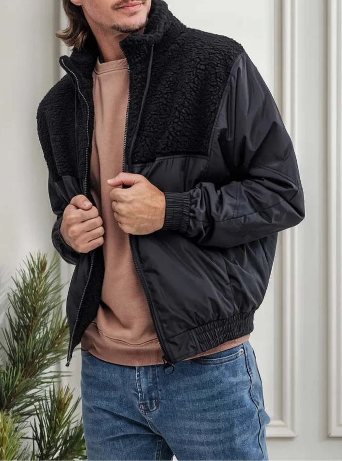 Campera Modelo Salamanca Sherpa Y Nylon